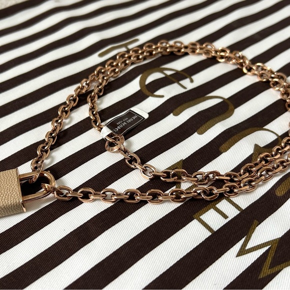 henri bendel | Jewelry | Htf Henri Bendel Lock Necklace | Poshmark